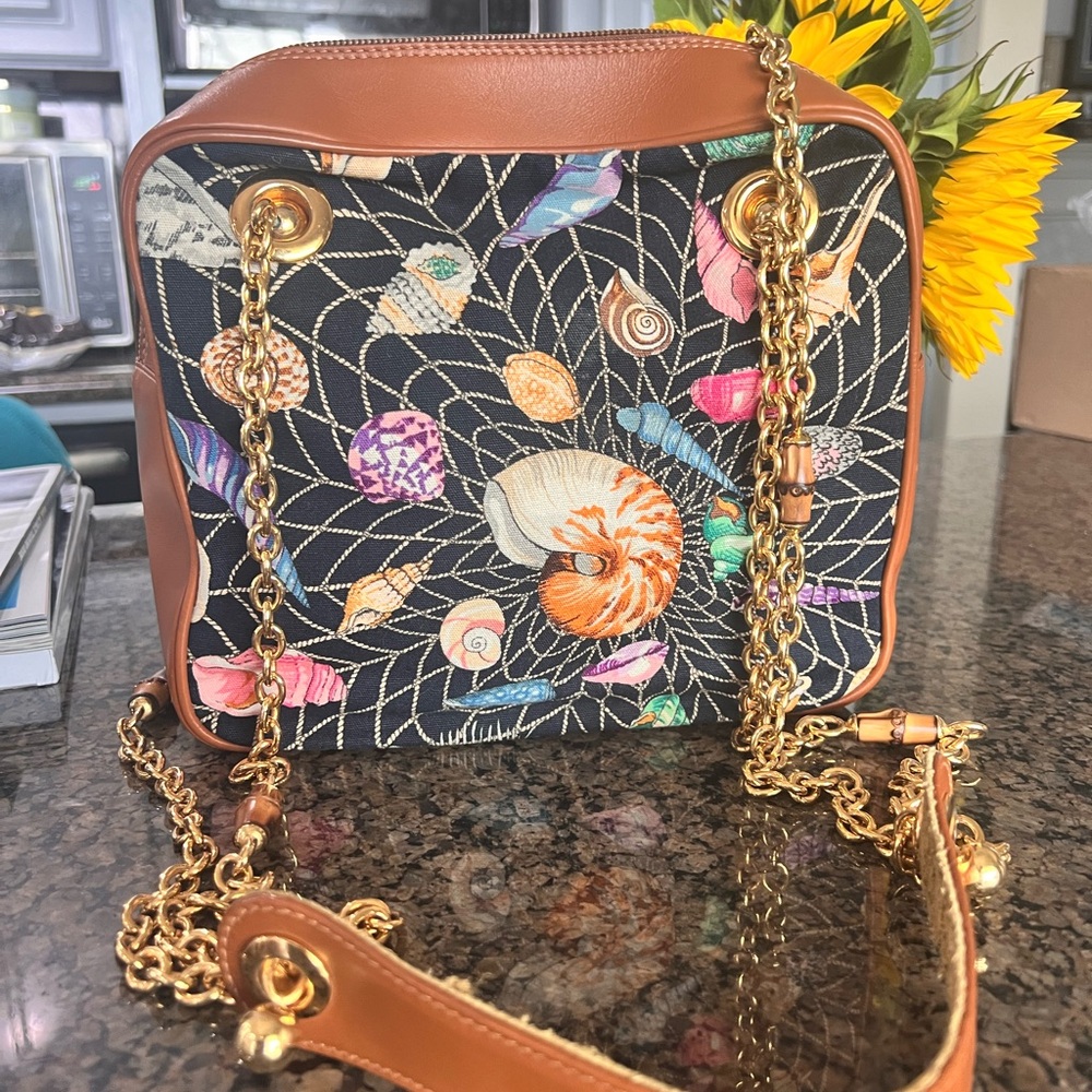 Authentic Gucci Seashell Bamboo Bag - Tom Ford Era